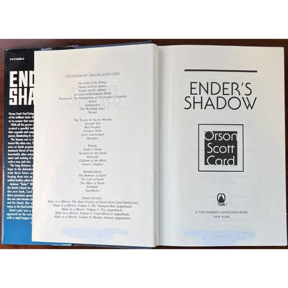 Ender's Shadow by Orson Scott Card First Edition Hardcover Book - Picture 2 of 7